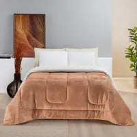 COBERDROM SHERPA – MANTA FLANELL + PELE DE CARNEIRO SINTÉTICA