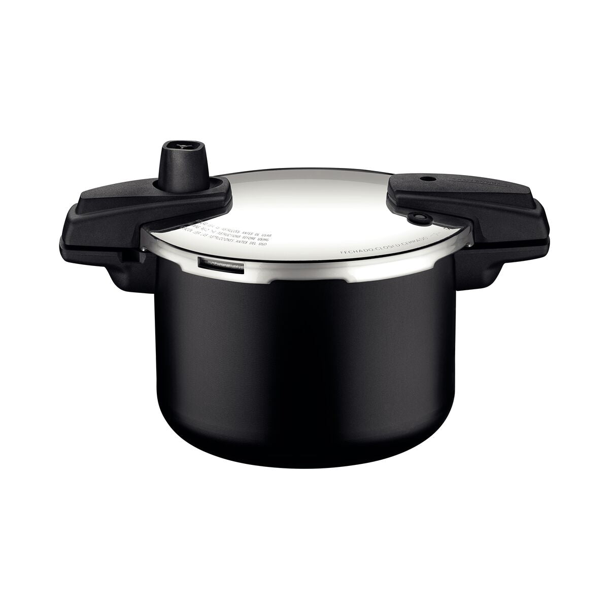 Panela de Pressão Arizona em Alumínio com Revestimento Interno e Externo em Antiaderente Starflon Max Vermelho 20 cm 4,5 L