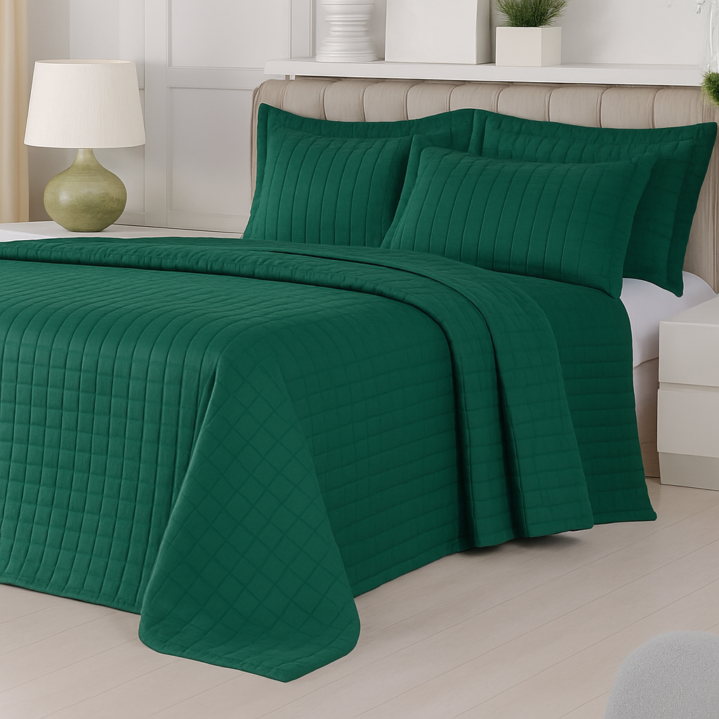 Cobre Leito Toque Aveludado Percal 400 Fios com Porta-Travesseiro – Solteiro, Casal, Queen e King