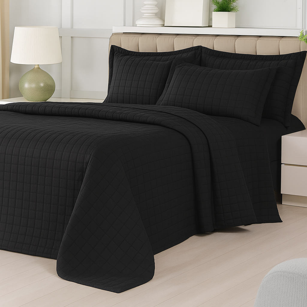 Cobre Leito Toque Aveludado Percal 400 Fios com Porta-Travesseiro – Solteiro, Casal, Queen e King